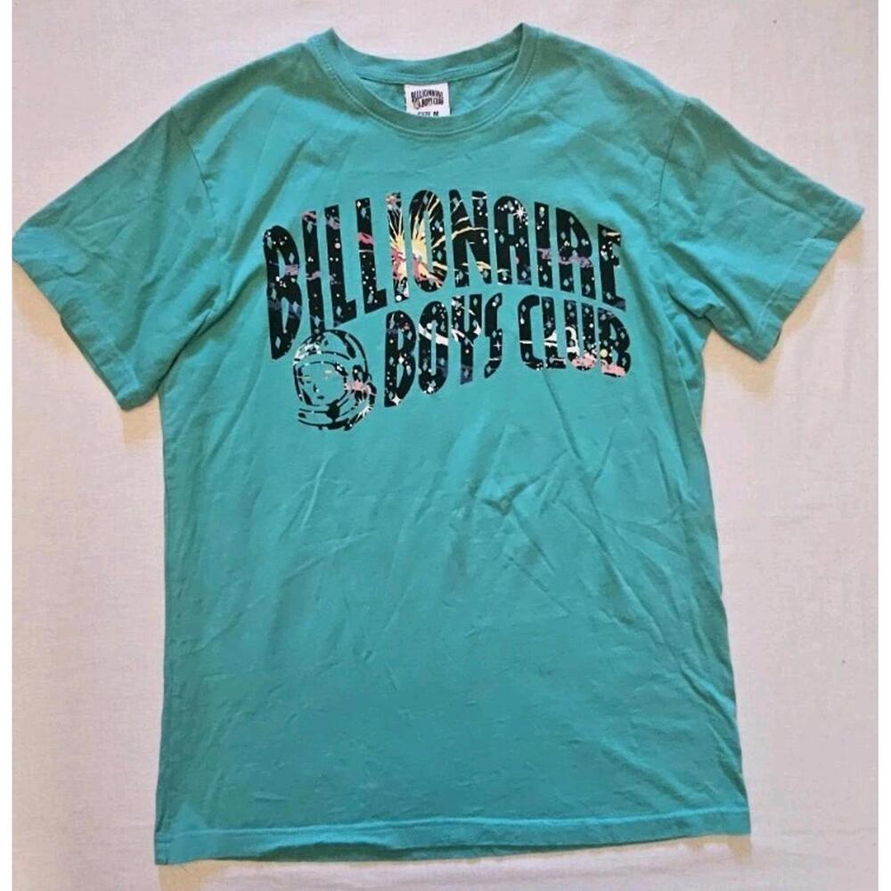 Billionaire Boys Club BBC Blue Mens Medium Short Sleeve Astronaut Logo T Shirt